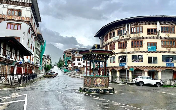 Main Traffice in thimphu